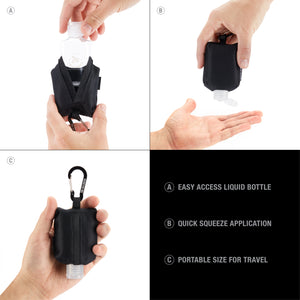 Hand Sanitizer Holder (Black)