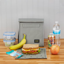 Load image into Gallery viewer, Reusable Insulated LunchSack - Grey