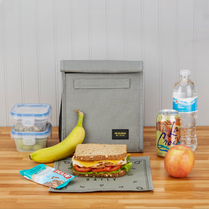 Reusable Insulated LunchSack - Grey