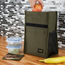 Load image into Gallery viewer, Reusable Insulated LunchSack - Olive Green