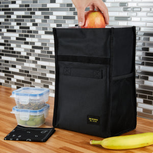 Reusable Insulated LunchSack - Black