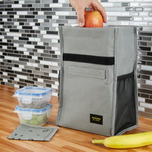 Load image into Gallery viewer, Reusable Insulated LunchSack - Grey