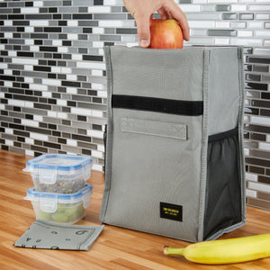 Reusable Insulated LunchSack - Grey