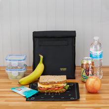 Load image into Gallery viewer, Reusable Insulated LunchSack - Black