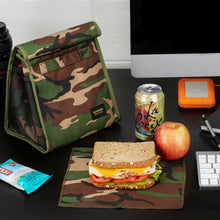 Load image into Gallery viewer, Reusable Insulated LunchSack - Camo
