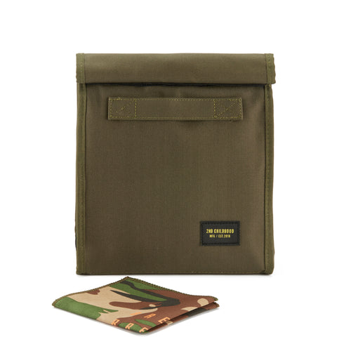Reusable Insulated LunchSack - Olive Green