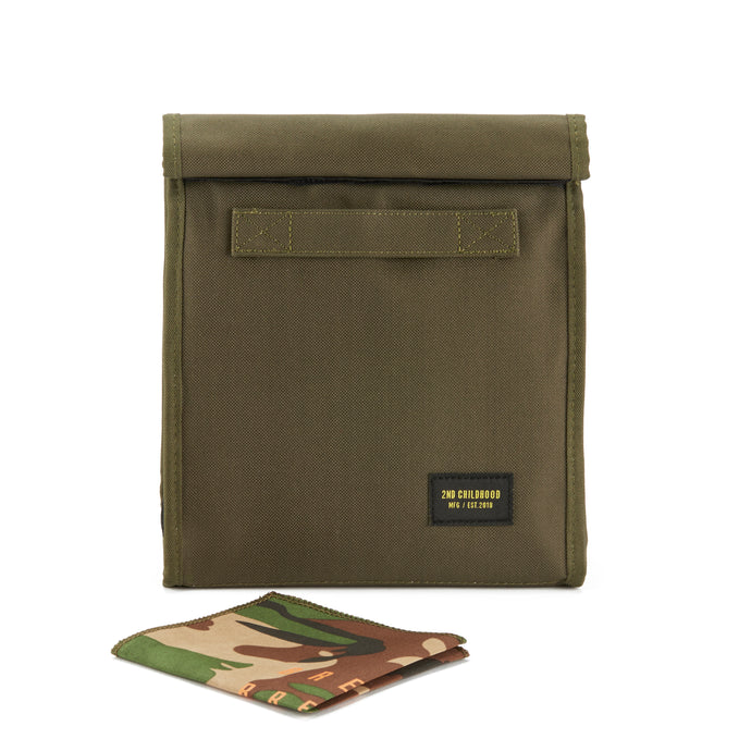Reusable Insulated LunchSack - Olive Green
